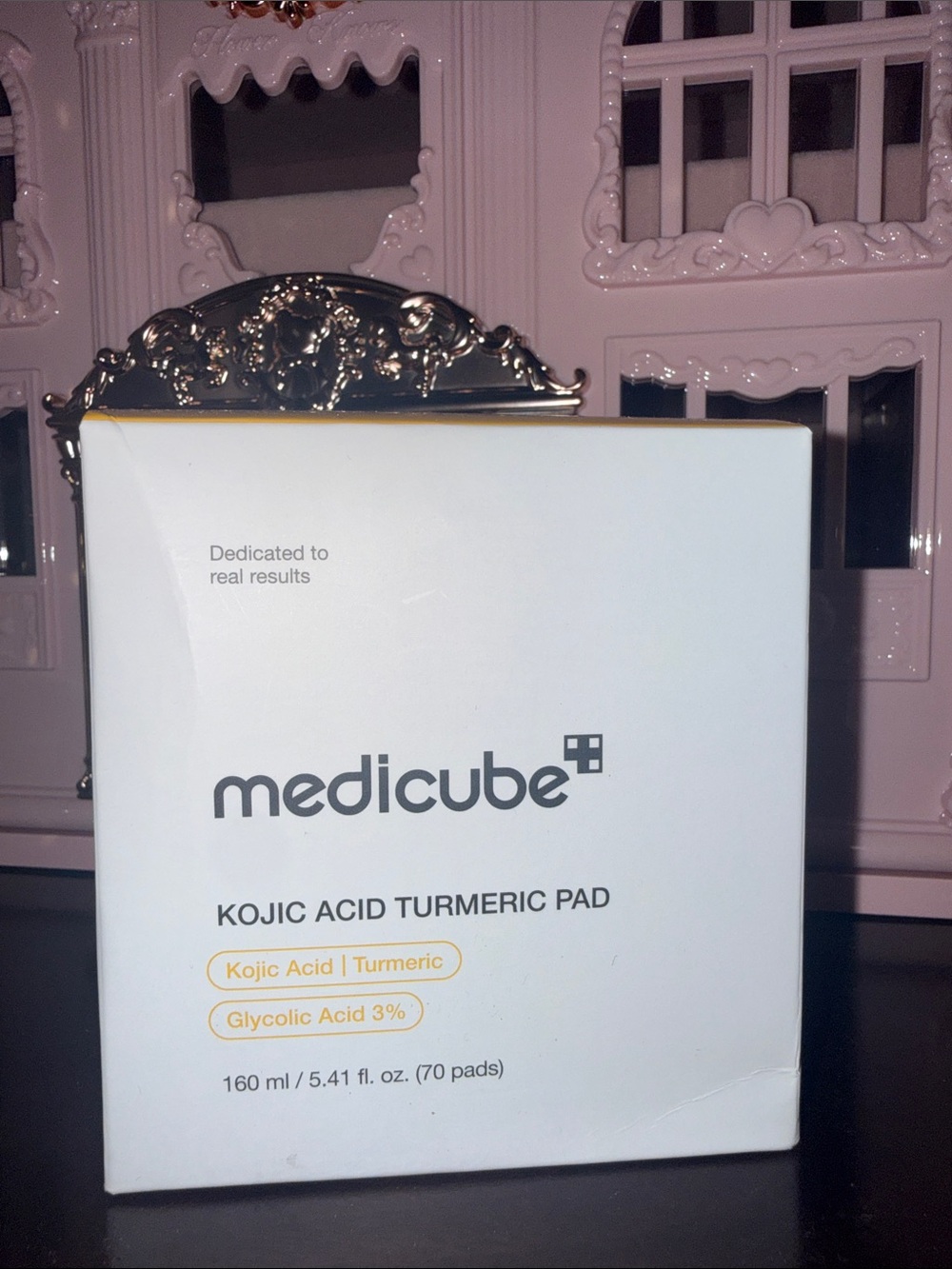Medicube Kojic Acid Turmeric Pads - White & Gold Box
